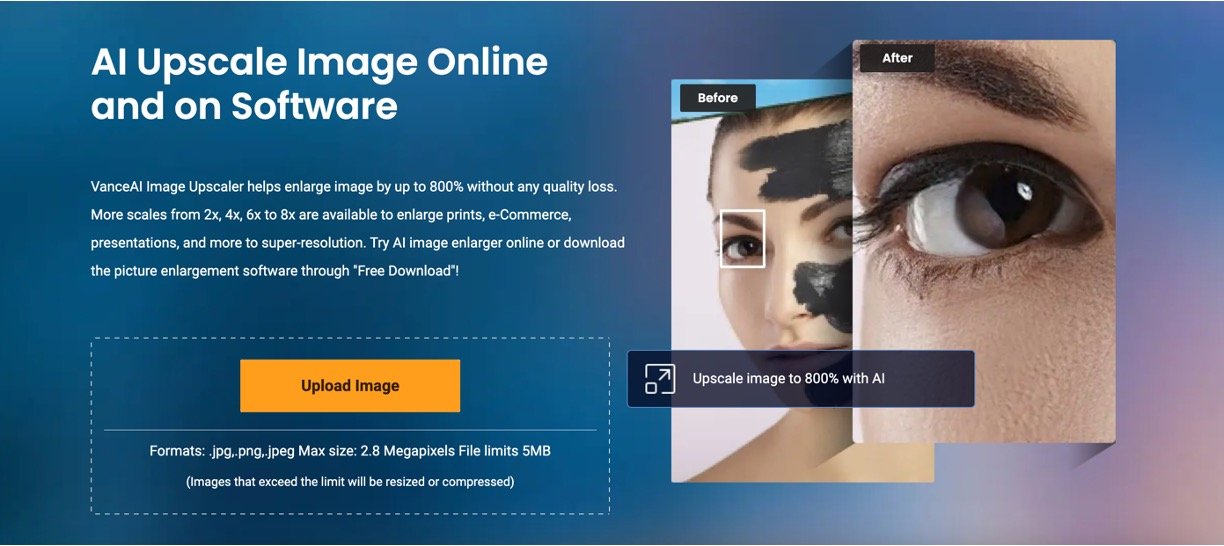 VanceAI Image Upscaler